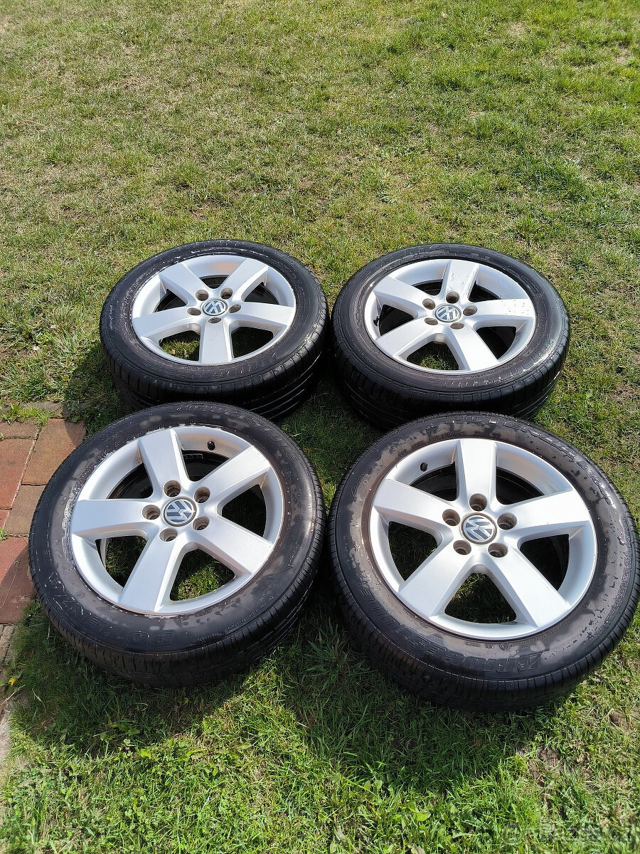 4 org. ALU kola VW 16´, 5x112 205/55/16 GOLF, TOURAN