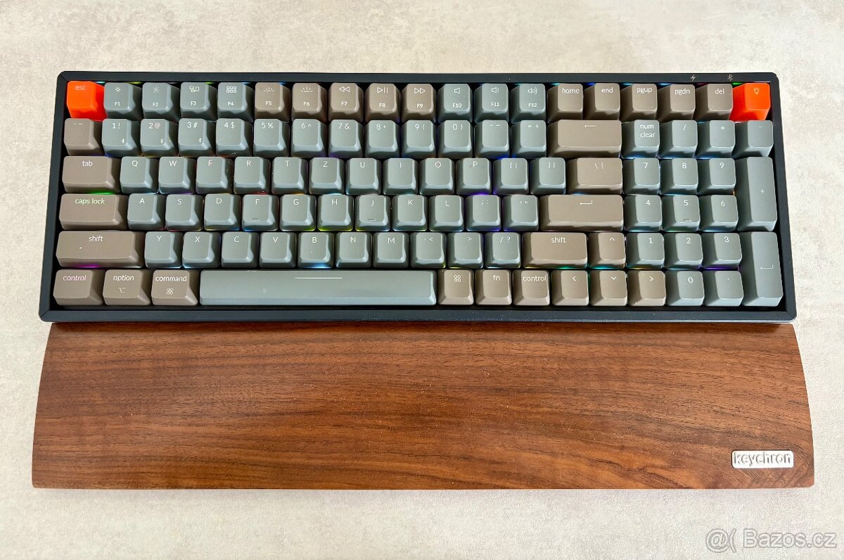 Klávesnice Keychron K9, RGB včetně dřevěné područky