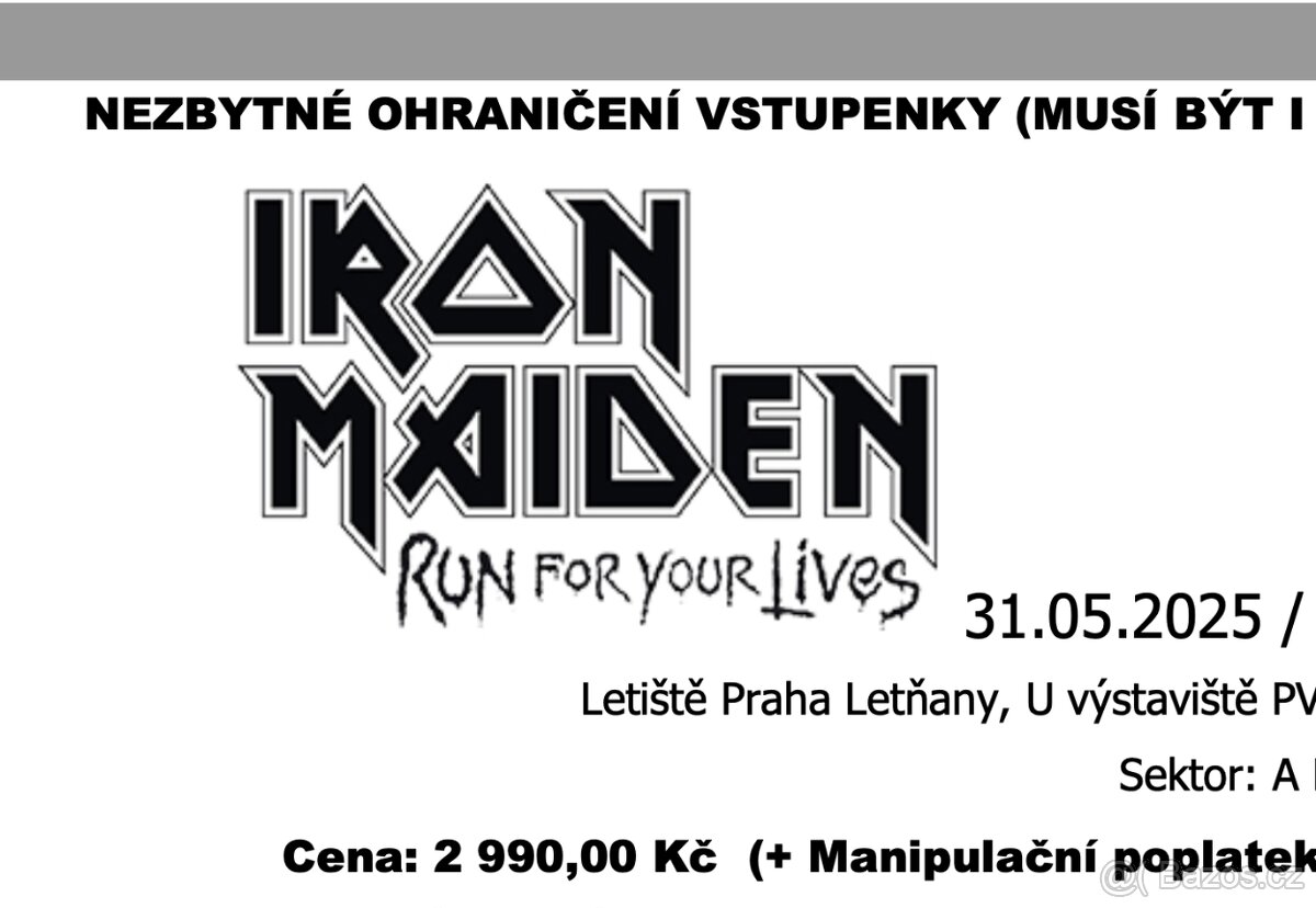 Iron Maiden 31.5.2025