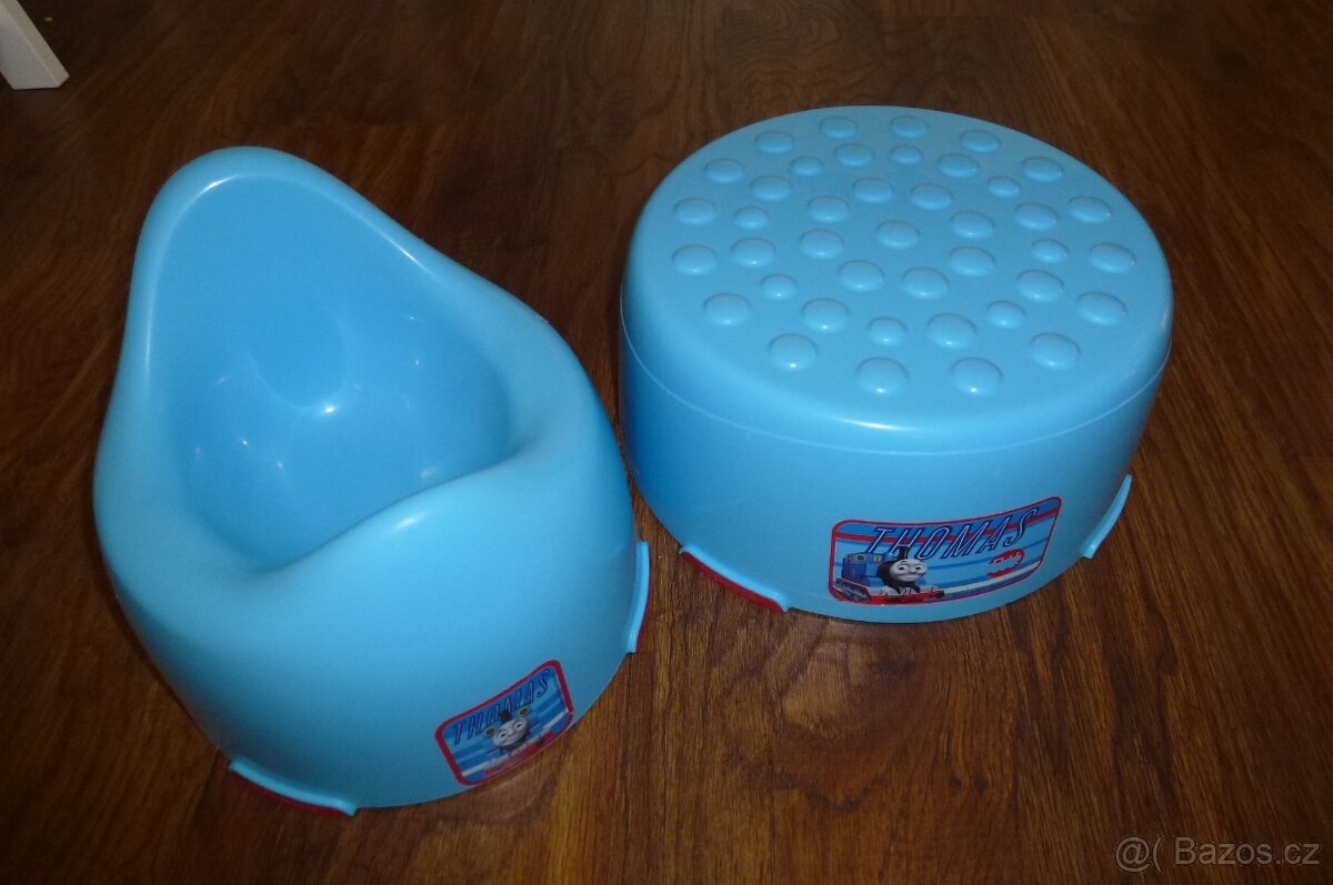 Nočník a schůdek Mothercare Mašinka Tomáš