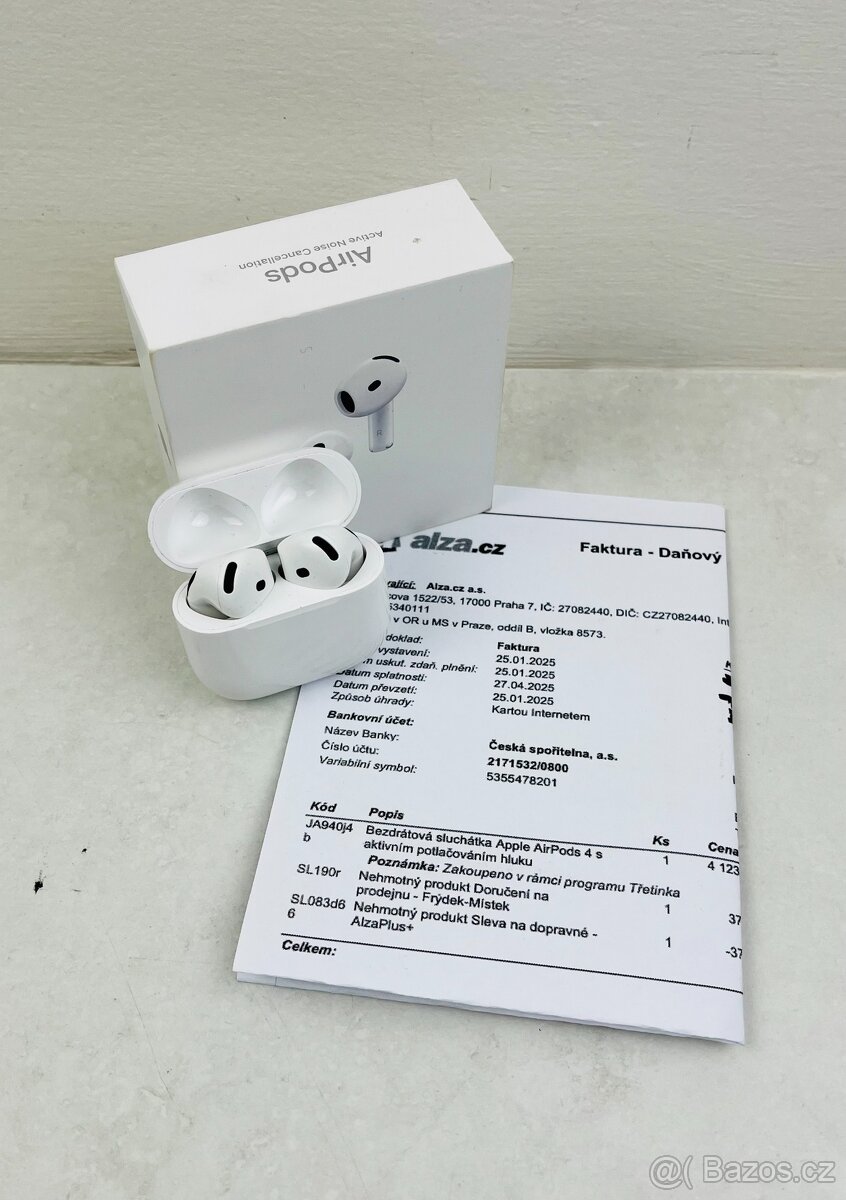 AirPods 4 (ANC) ZÁRUKA 01/2027
