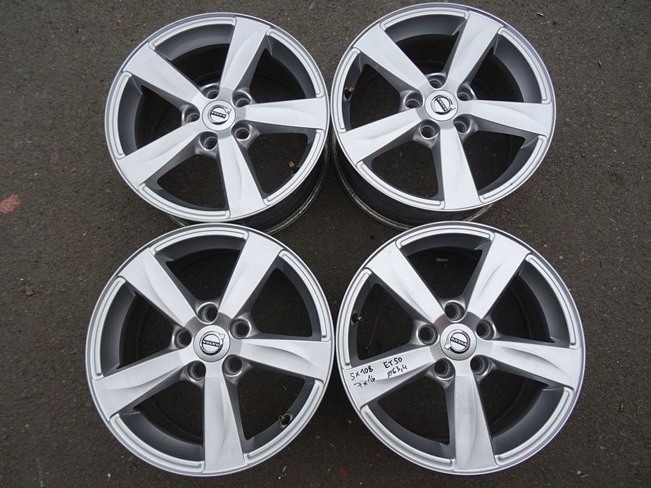 Alu disky originál Volvo, 16", 5x108, ET 50, šíře 7J