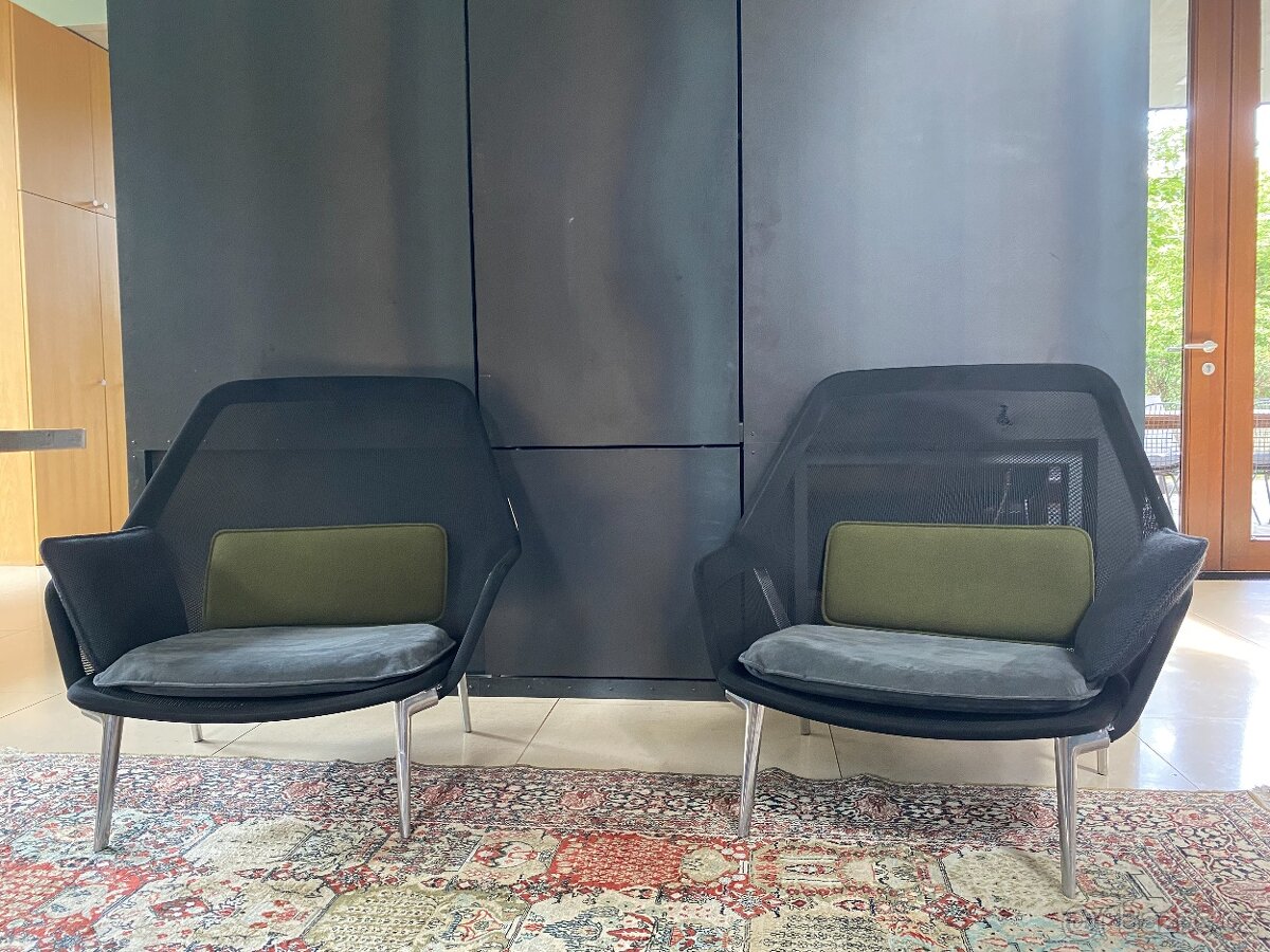 Vitra Slow Chair – designové křeslo (4 ks)