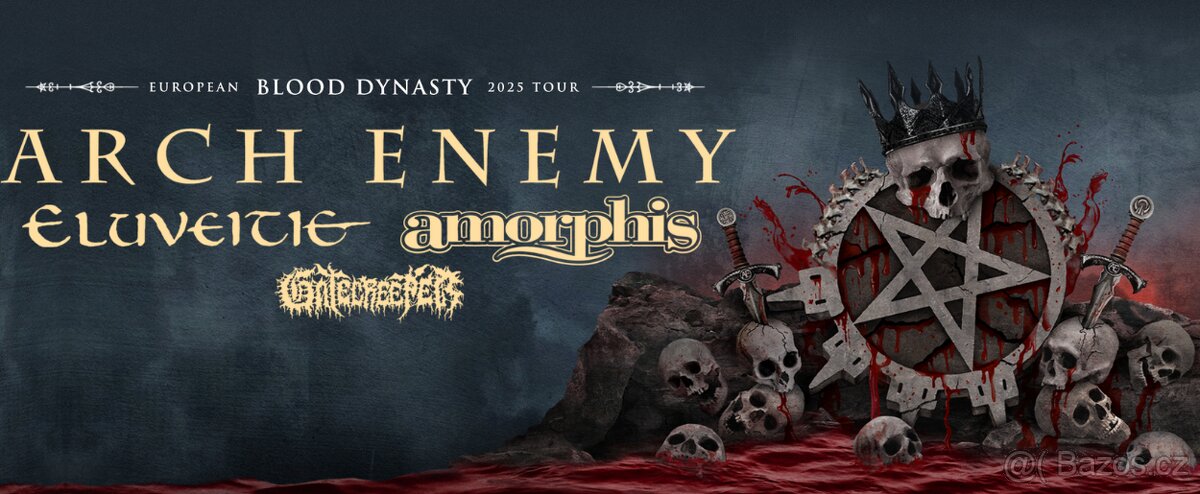 Arch Enemy, Eluveitie, Amorphis, Gatecreeper | Praha 18.10.