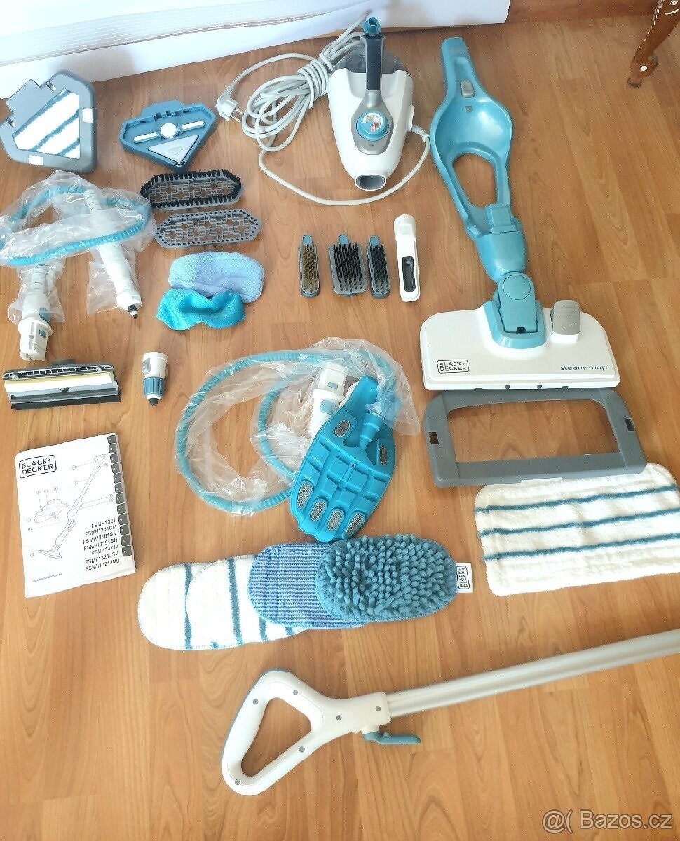 Parní mop Black-Decker FSMH1321SM-QS