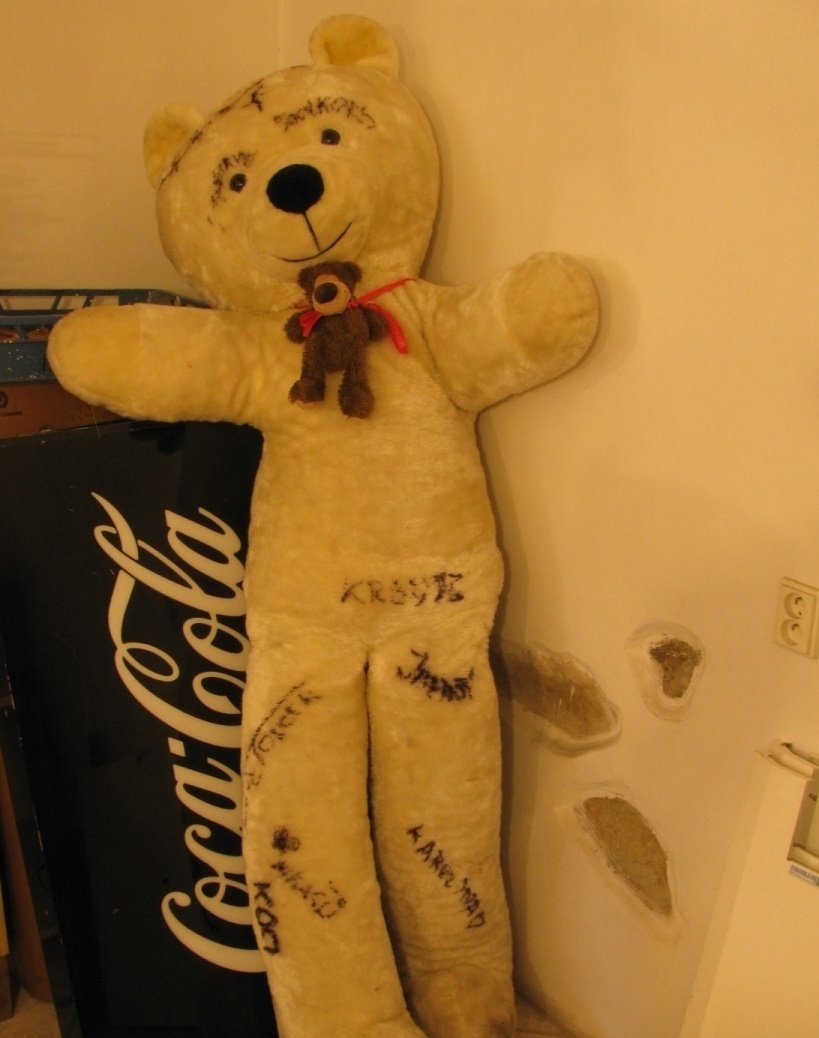 MEDVĚD velký plyšový medvěd cca 200 cm