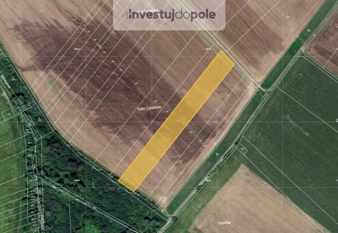 Prodej podílu 1/2 pole 3 620 m², Počenice-Tetětice