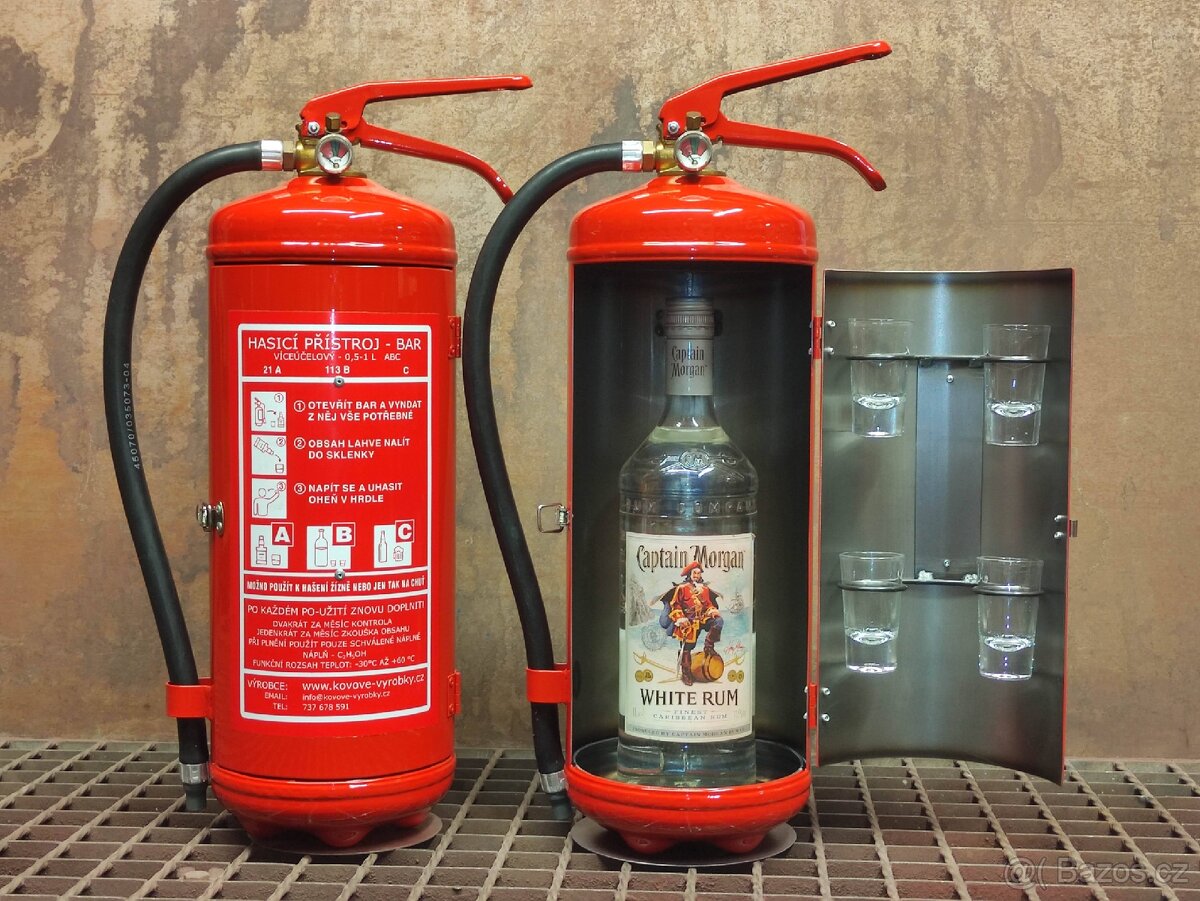 Hasičák BAR, minibar - poštovné zdarma