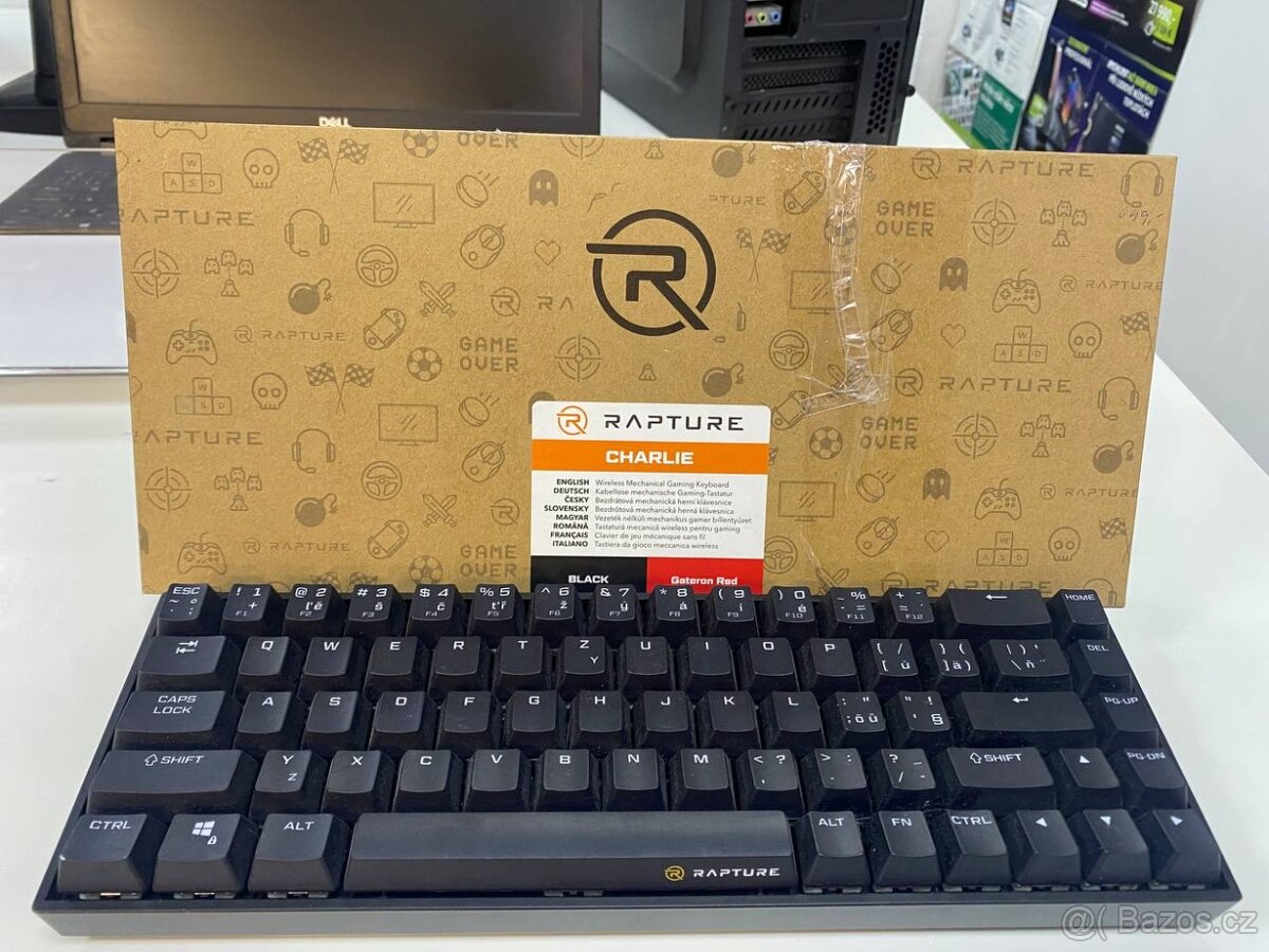 HERNÍ klávesnice RAPTURE CHARLIE RPT-GKW65GRDB