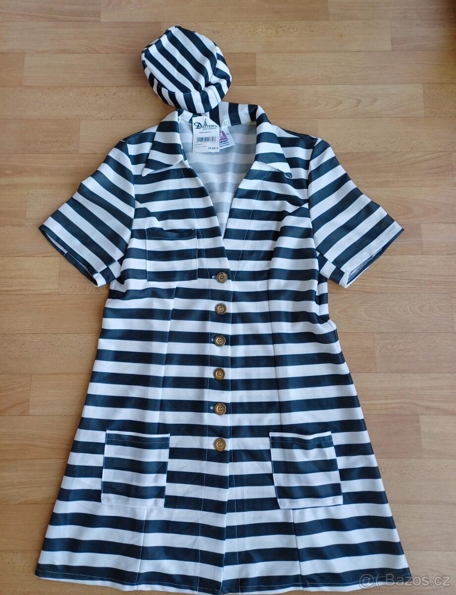 Karnevalový kostým VĚZEŇKYNĚ vel.L