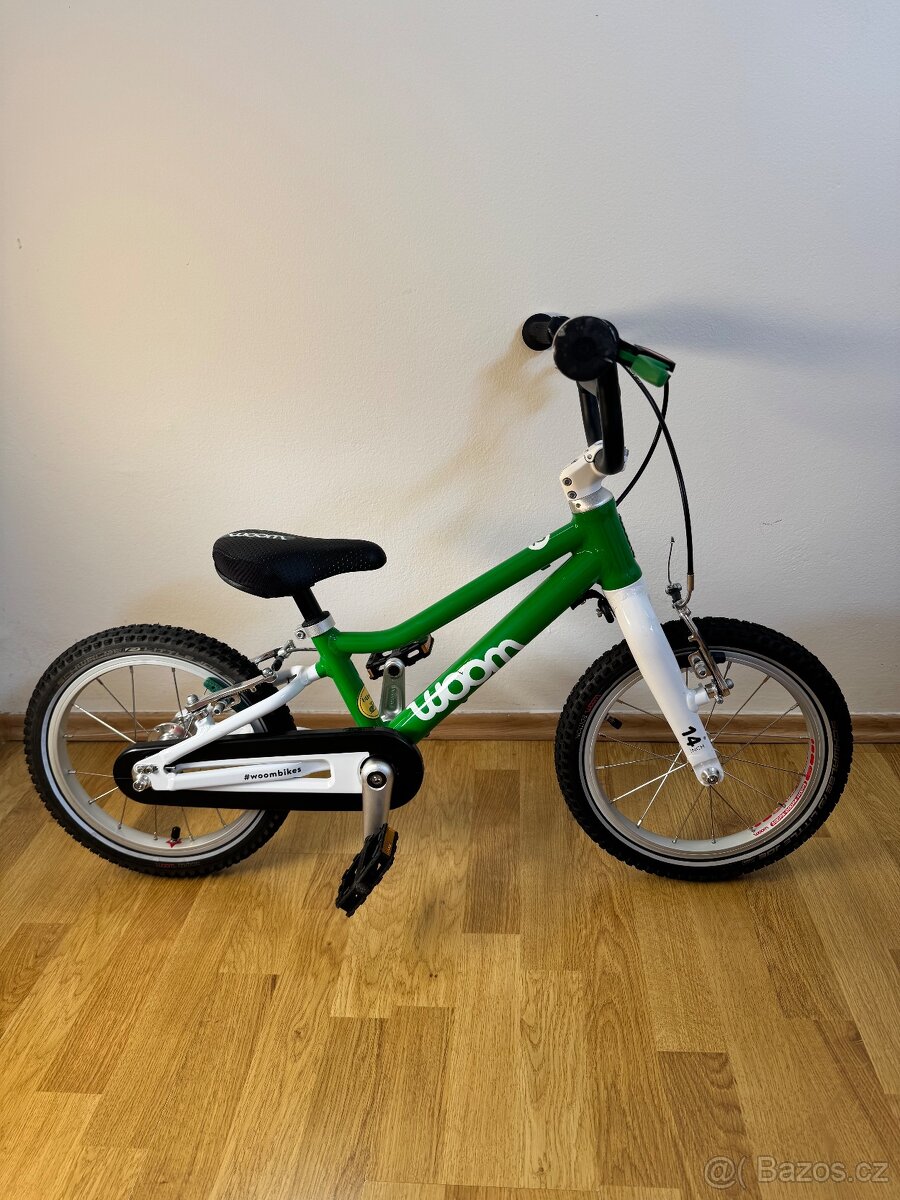 Dětské kolo Woom 2 Zelené