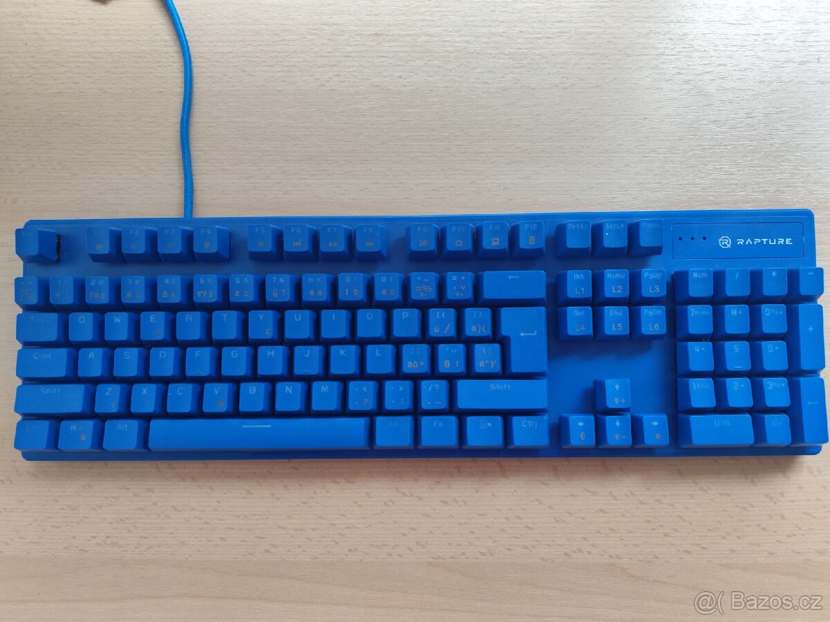 Herní mechanická klávesnice Rapture X-RAY Otemu Red