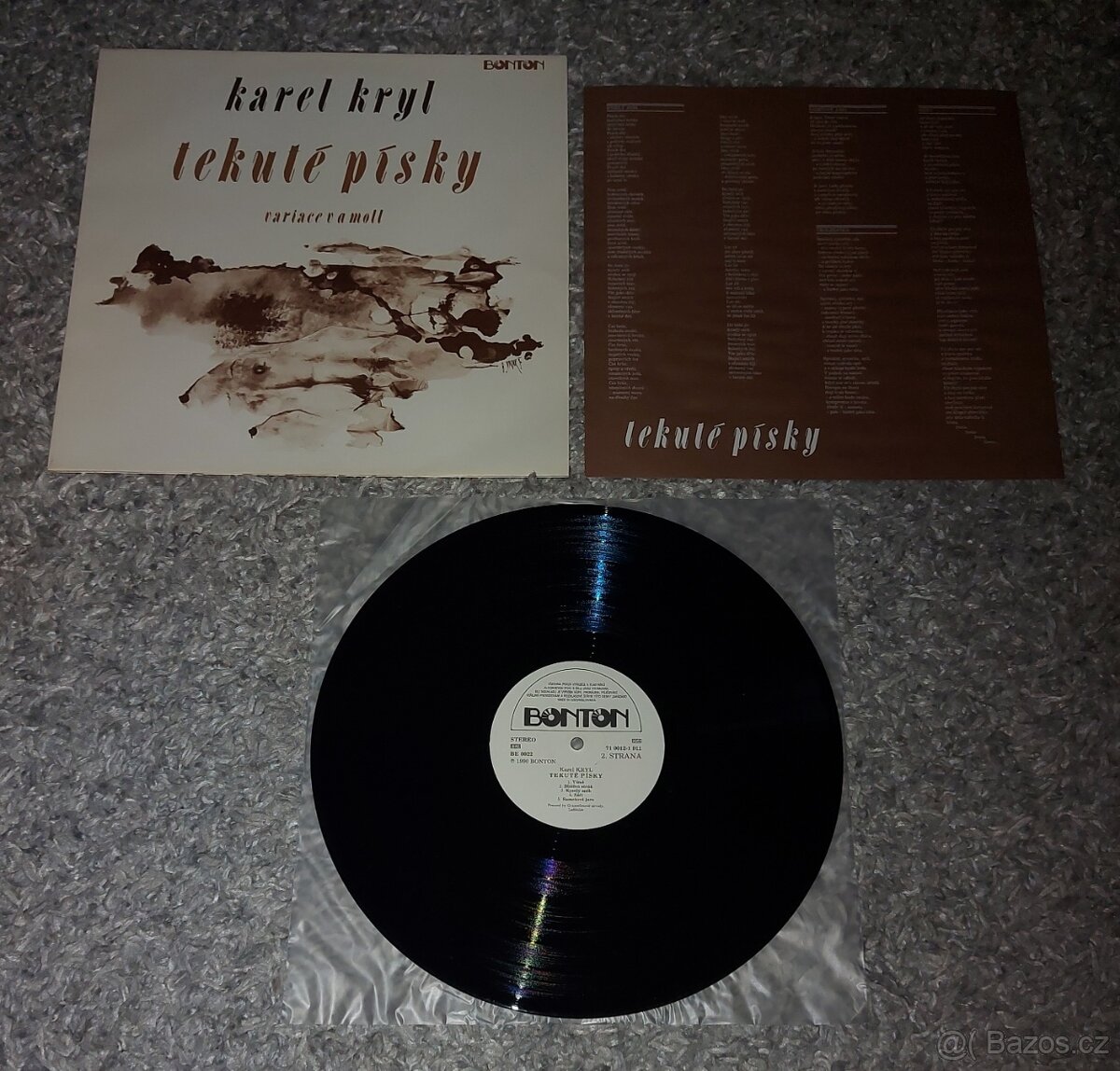 LP Karel Kryl - Tekuté Písky - Variace V A Moll