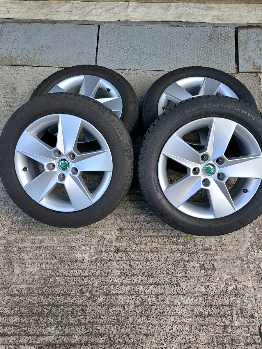 Alu kola 5x112 R16 Škoda, VW, Audi