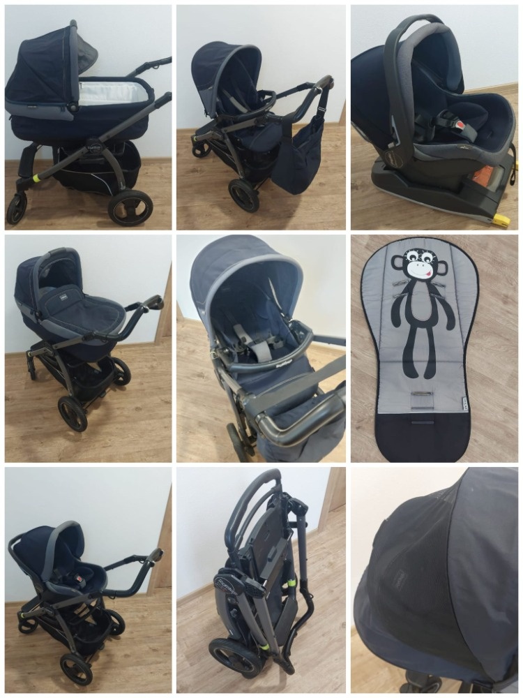 Trojkombinace kočárek sporták vajíčko Peg Perego