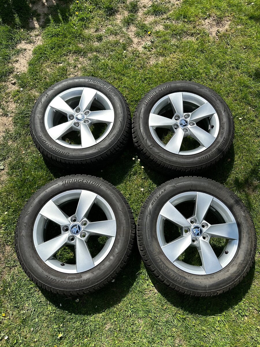 5x100 Alu kola Škoda Fabia 4 IV zimní R15