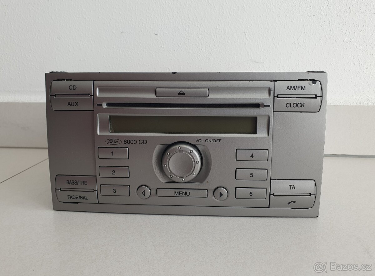 FORD 6000 CD 6S61-18C815-AH FOCUS VISTEON SINGLE CD-KW2000 -
