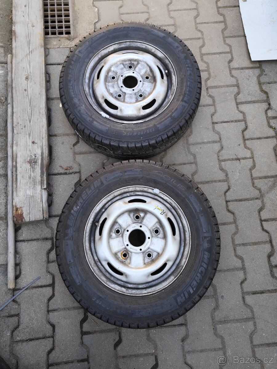 2 ks obuté disky Ford Transit, 5 x 160 r15