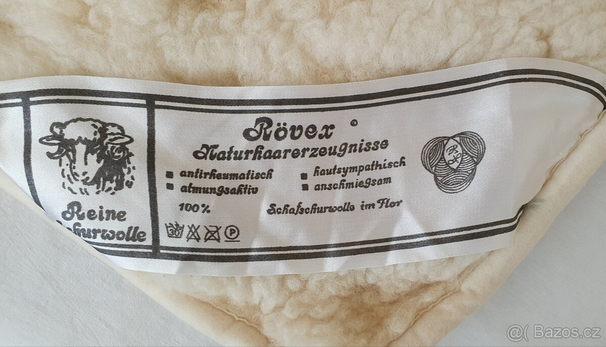 Povlak na polštář ovčí vlna nový