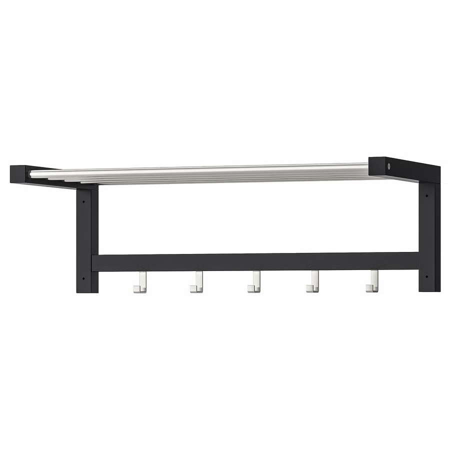 IKEA věšák, TJUSIG, černá