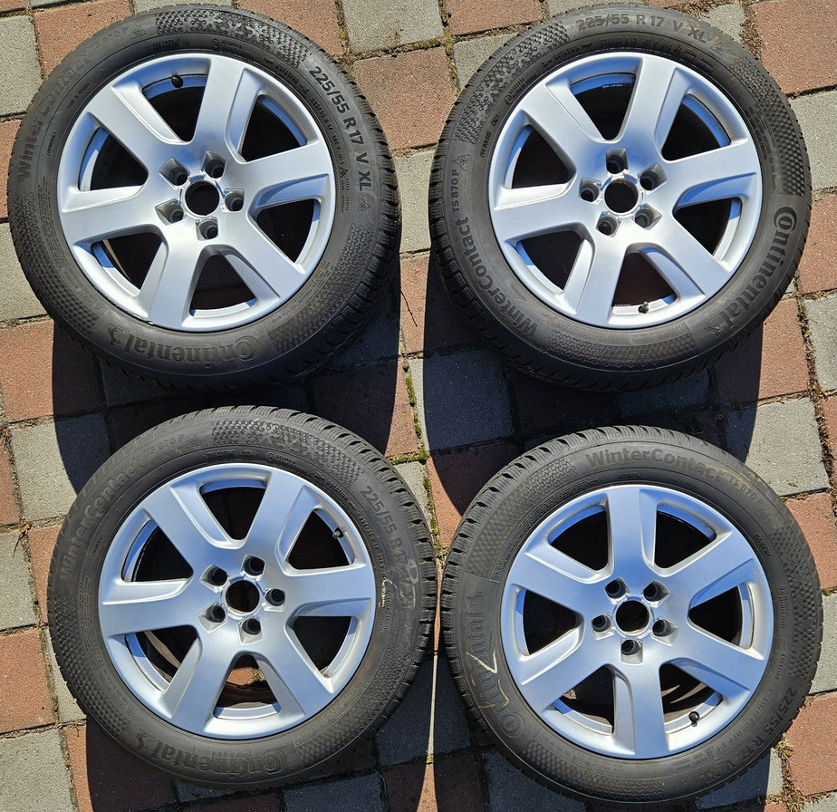 zimní sada ALU 225/55/R17 CONTINENTAL WinterContact TS 870 P
