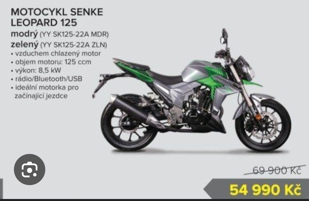 Senke Leopard 125 1 km.