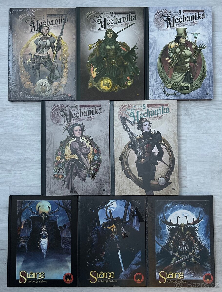 Prodám komiksy Lady Mechanika a Sláine: