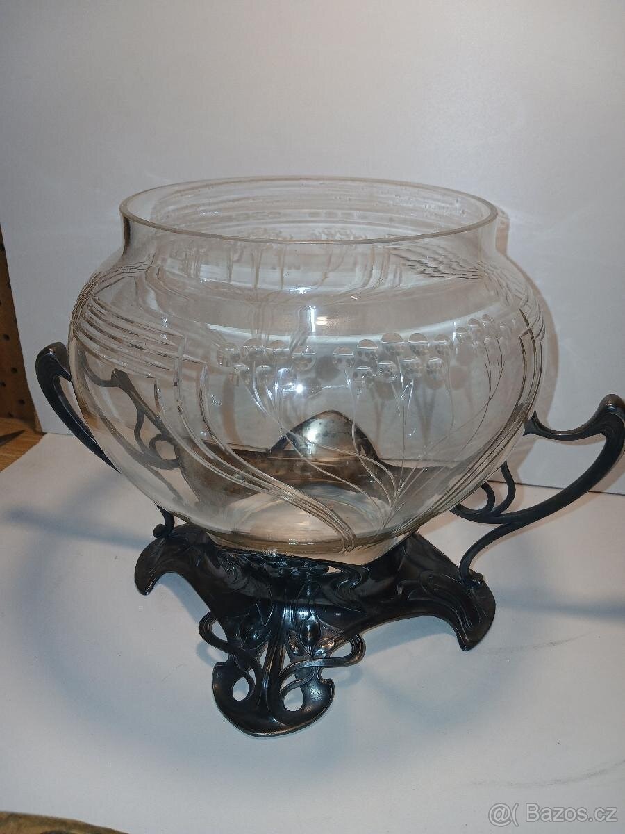 Secesní mísa Albert Köhler & CIE