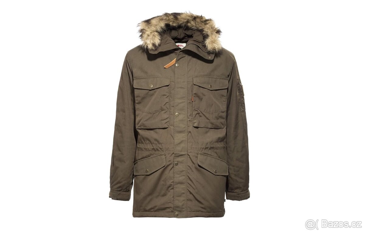 Zánovní zimní parka Fjallraven Sarek Winter Jacket M Khaki