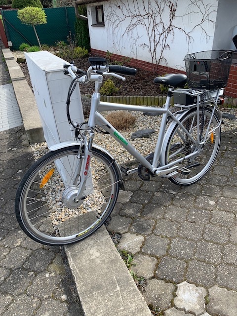 Prodám el. městské kolo, pánské, 4freetime, motor 250W