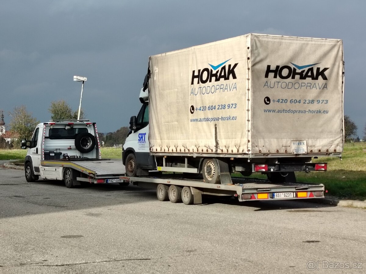Autopřepravník do 3500kg půjčím /pronajmu