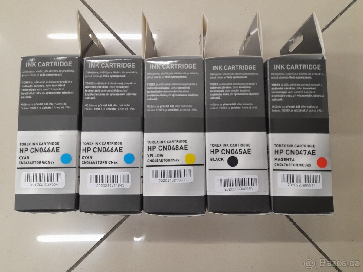 Inkoustové tonery Torex pro HP OfficeJet - 5ks