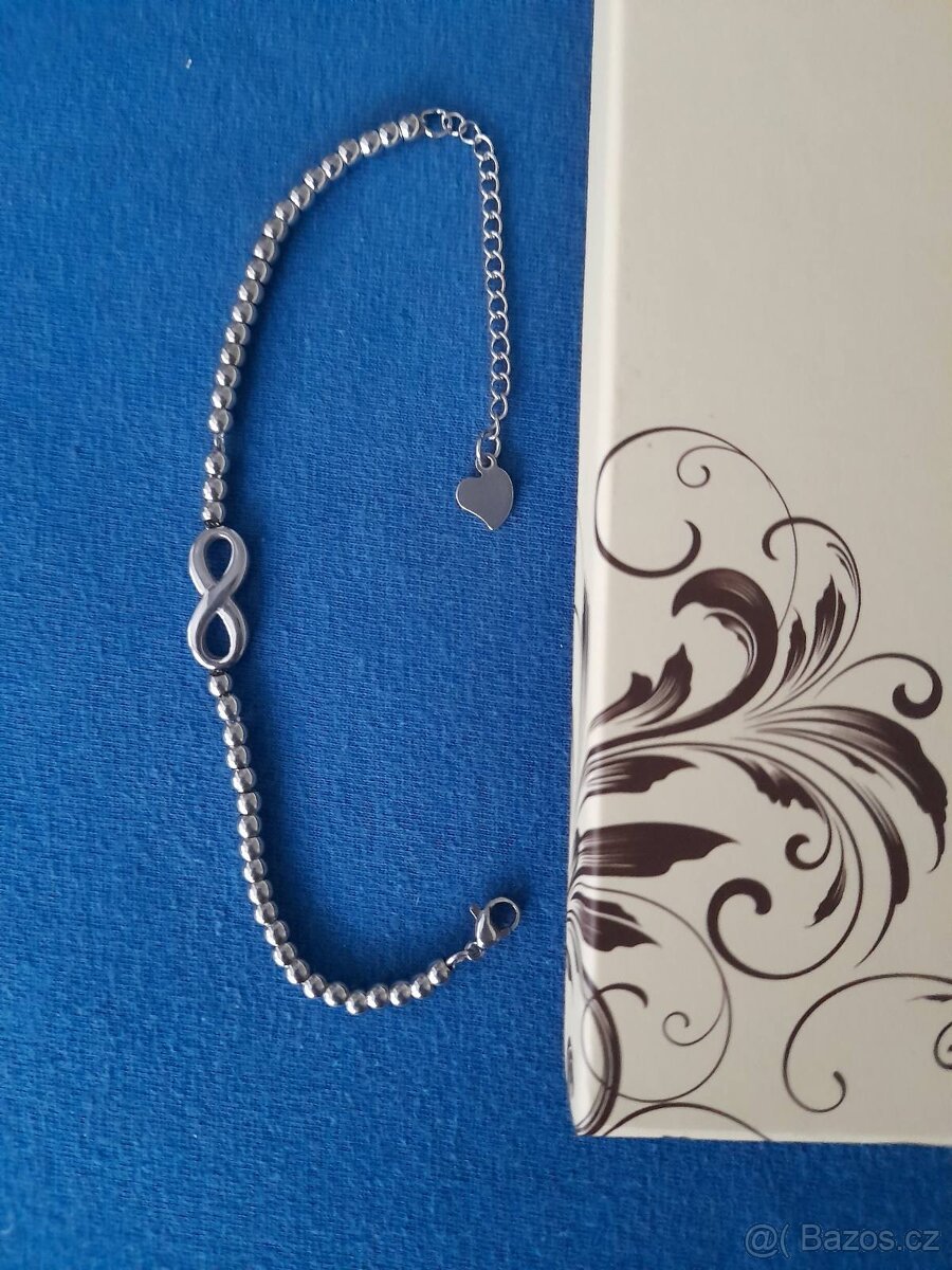 Nový kuličkový náramek na ruku nekonečno