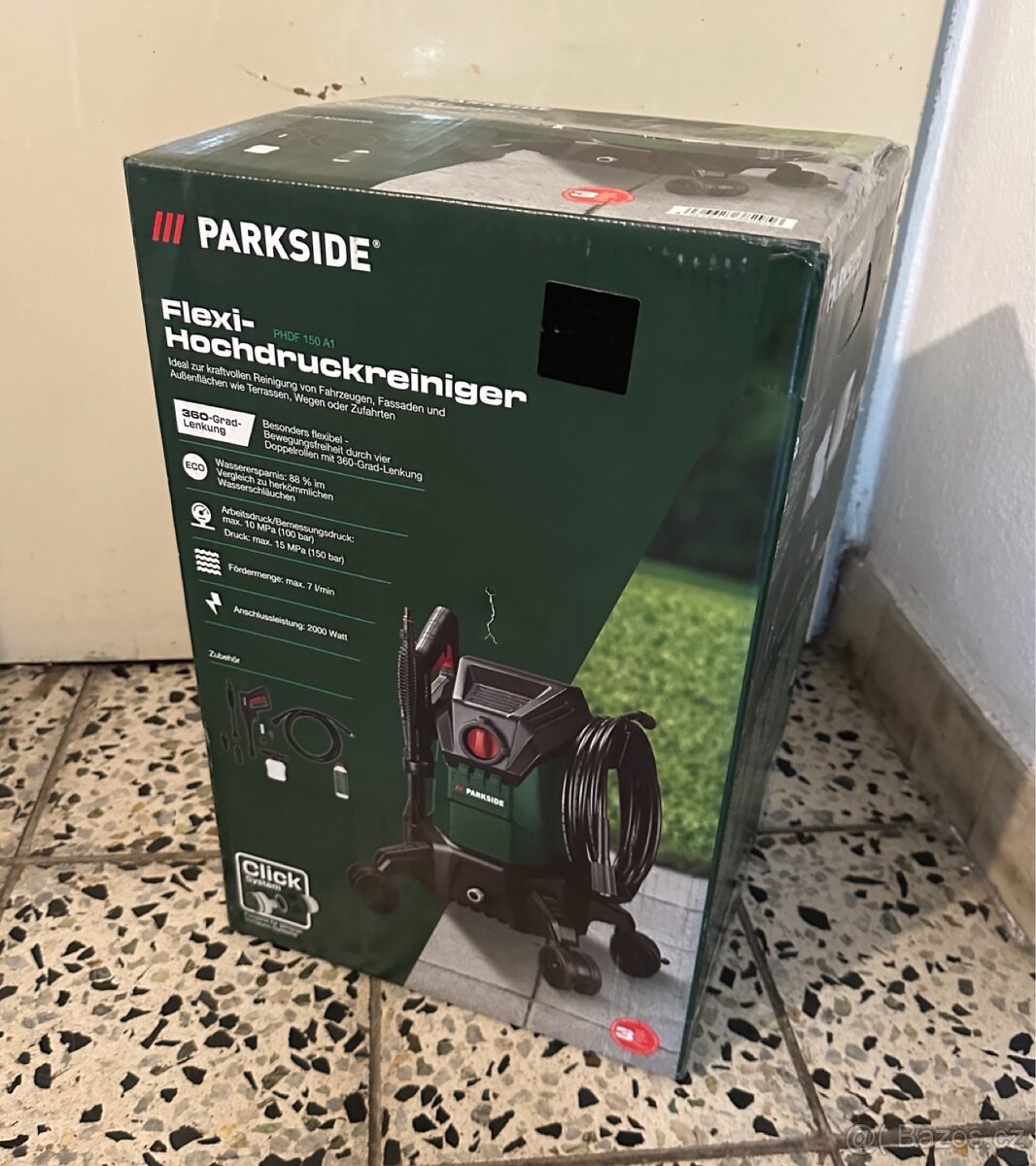 Parkside Vysokotlaký čistič PHDF 150 A1 - nový