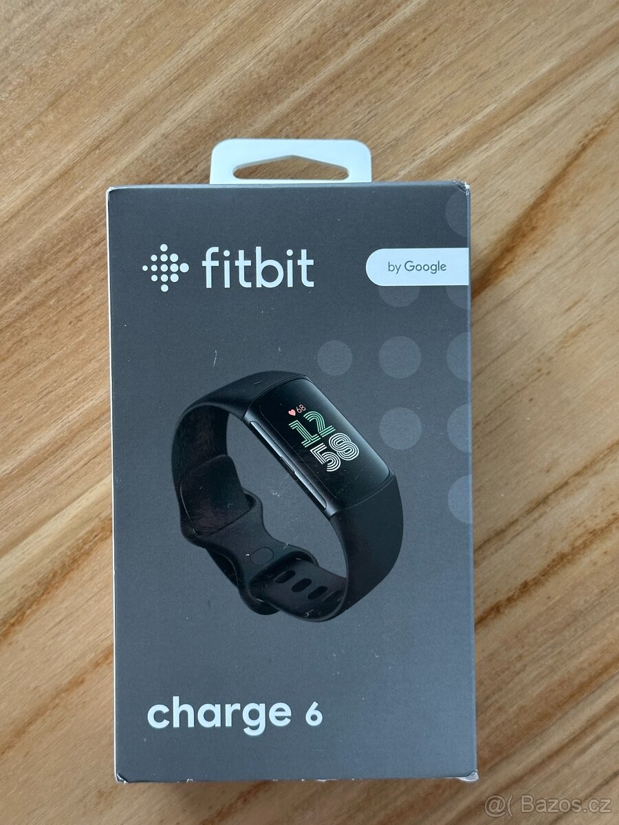 Nový chytrý náramek Fitbit Charge 6 černý, PC 3500,-