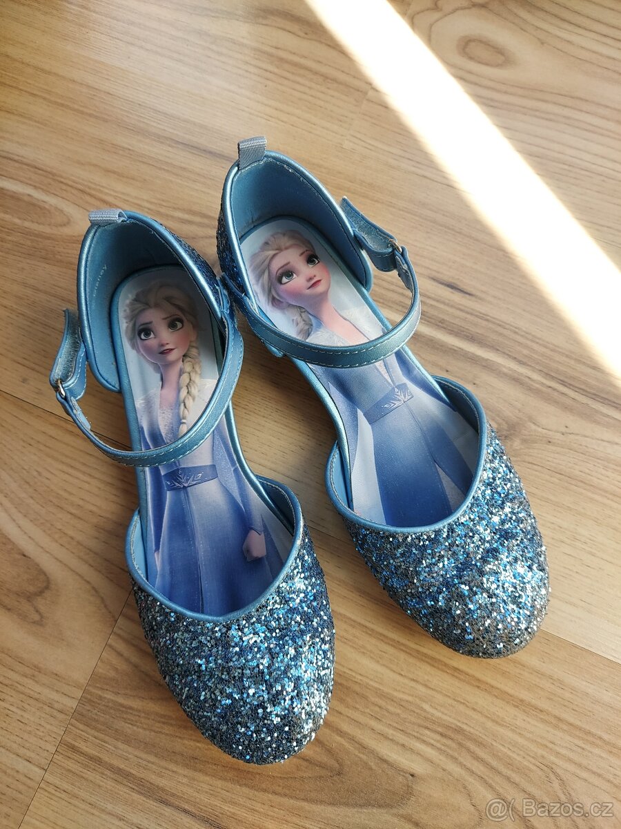 Dívčí střevíčky H&M Elsa ledové království 33