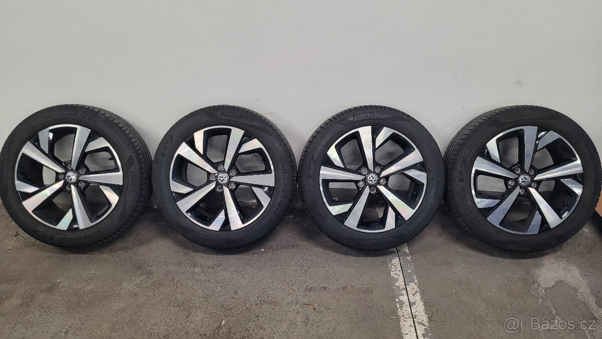 Litá kola Škoda, Volkswagen, Seat 205/55 R17, 5x100 vc. Pneu