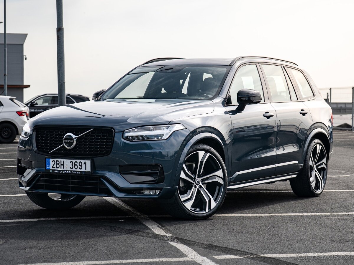 Volvo XC90 B6 - 221 KW // R-Design, AWD, benzín, kůže