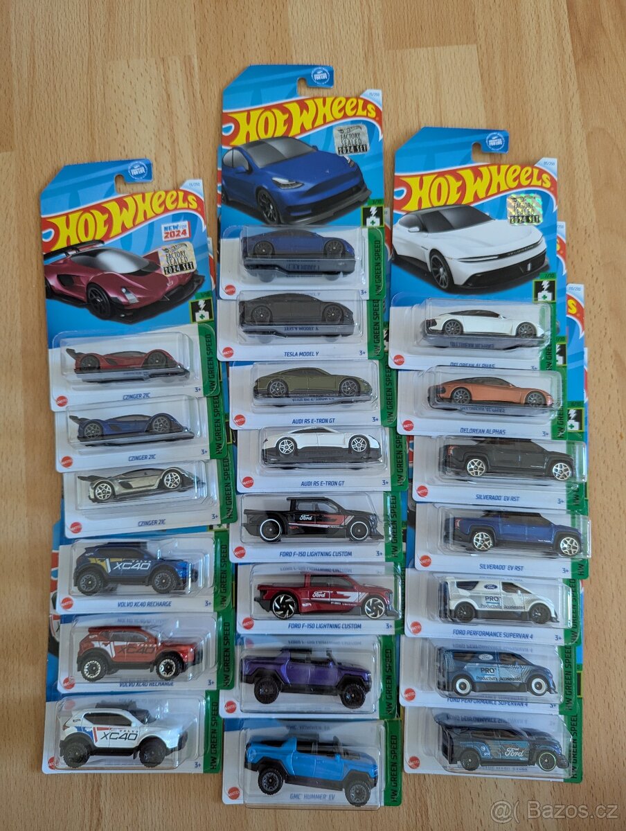 Hot Wheels Green Speed set 2024 TH