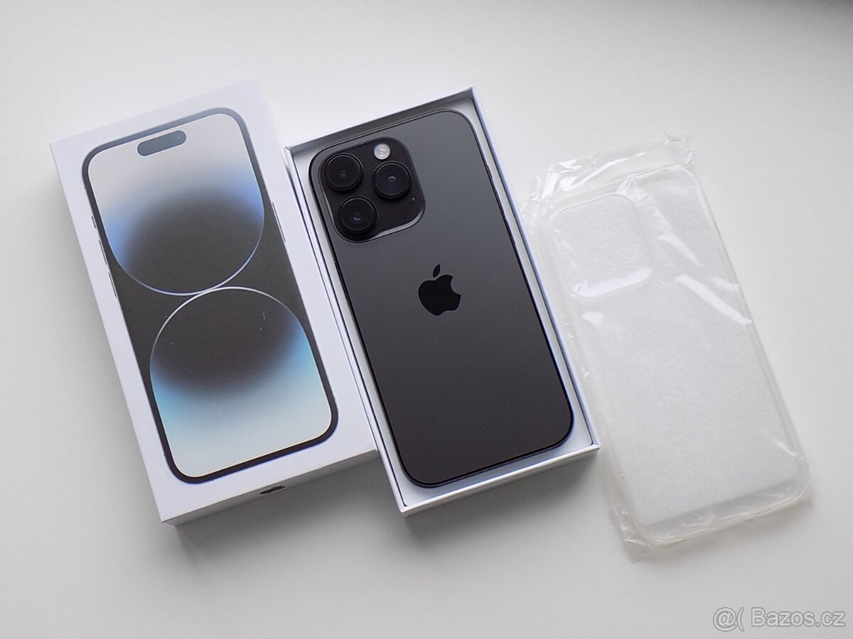 APPLE iPhone 14 Pro 128GB Space Black - ZÁRUKA 12 MĚSÍCŮ