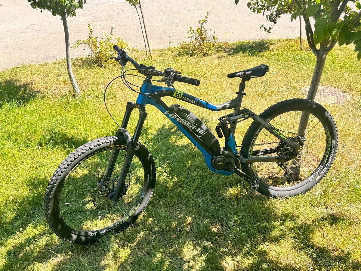 celoodpružené elektrokolo haibike