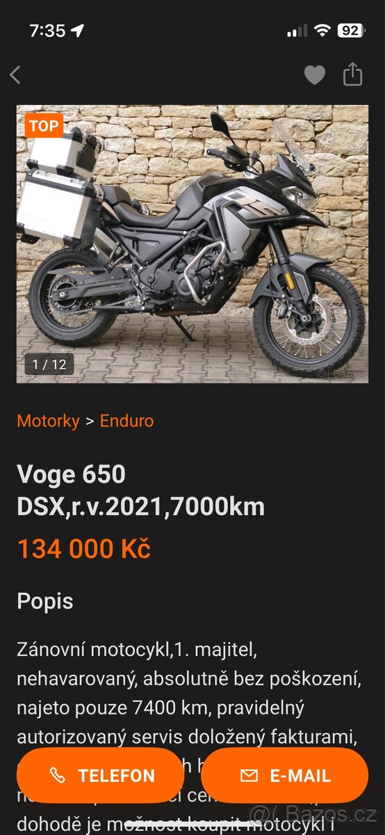 Voge 650 dsx 35kw