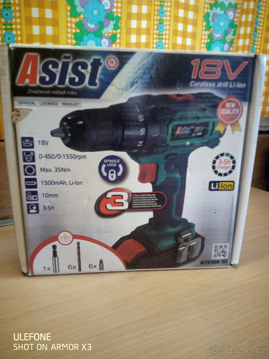 Prodám novou nepoužitou aku vrtačku