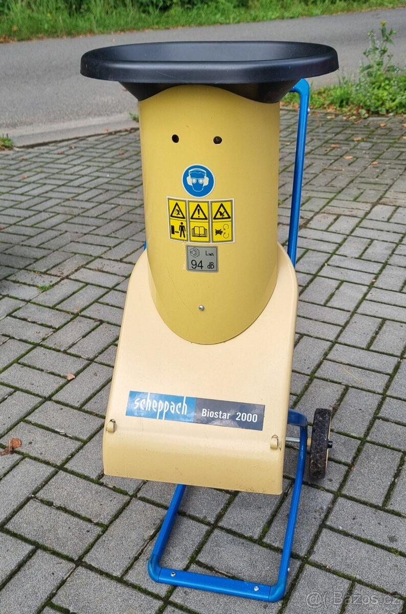 Zahradní drtič větví Scheppach Biostar 2000