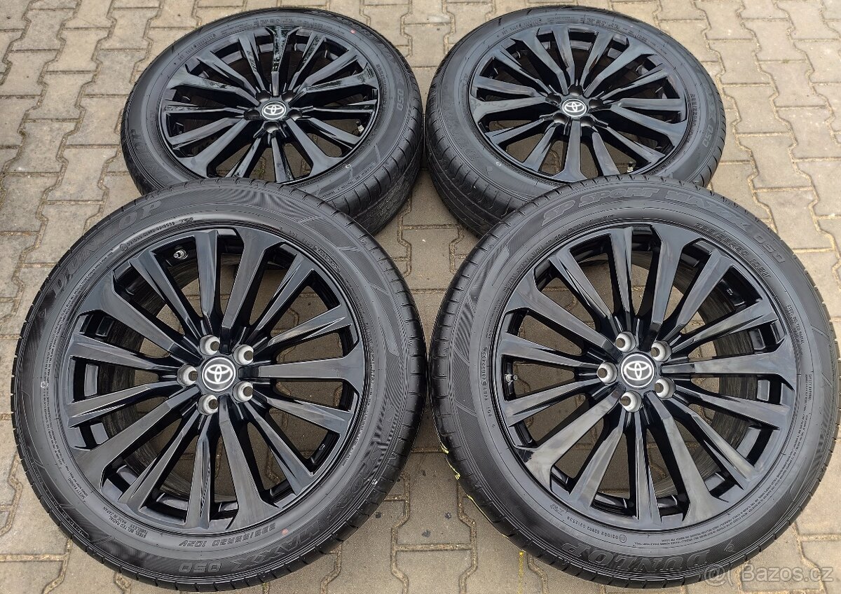 Alu kola originál Toyota Highlander 5x114,3 R20 KRÁSNÁ SADA