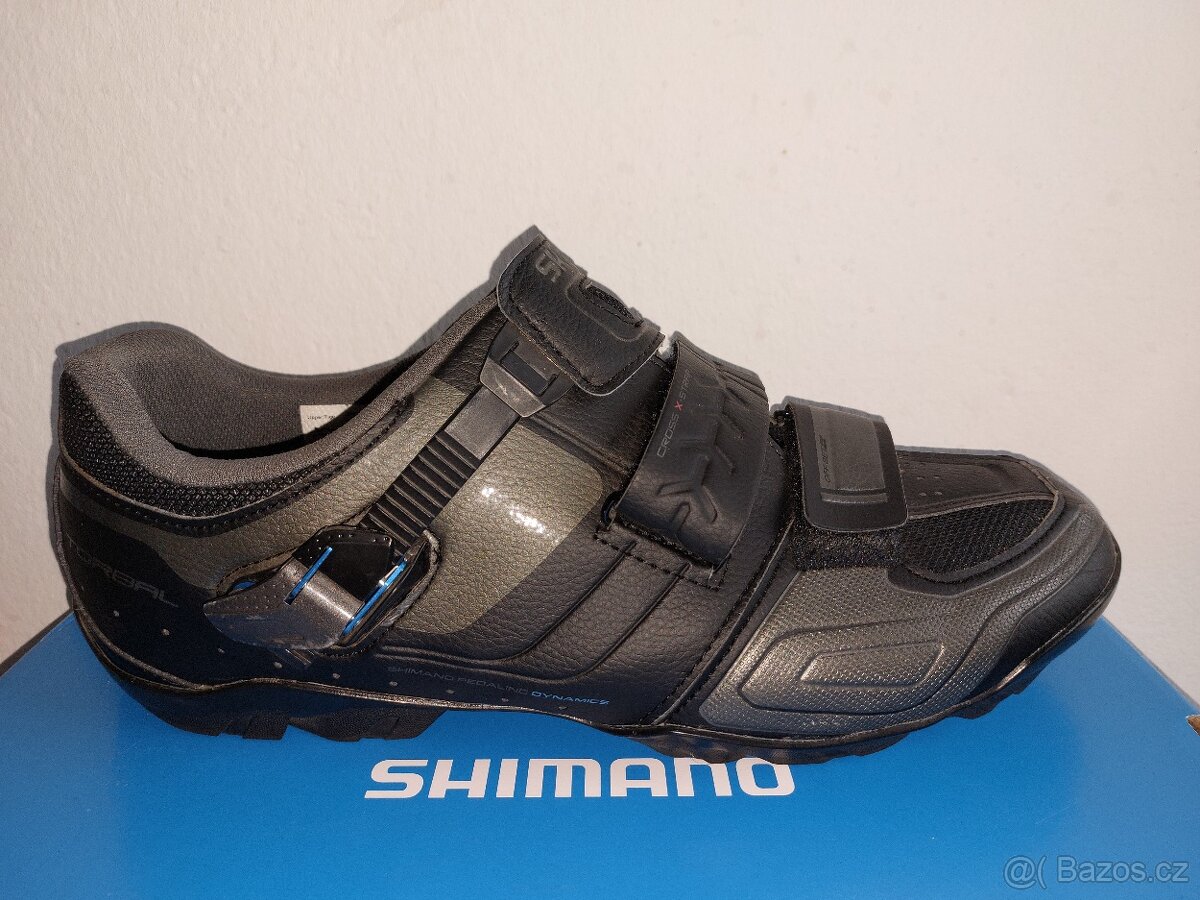 SHIMANO SH-M089L, černá_stříbrná, vel. 46