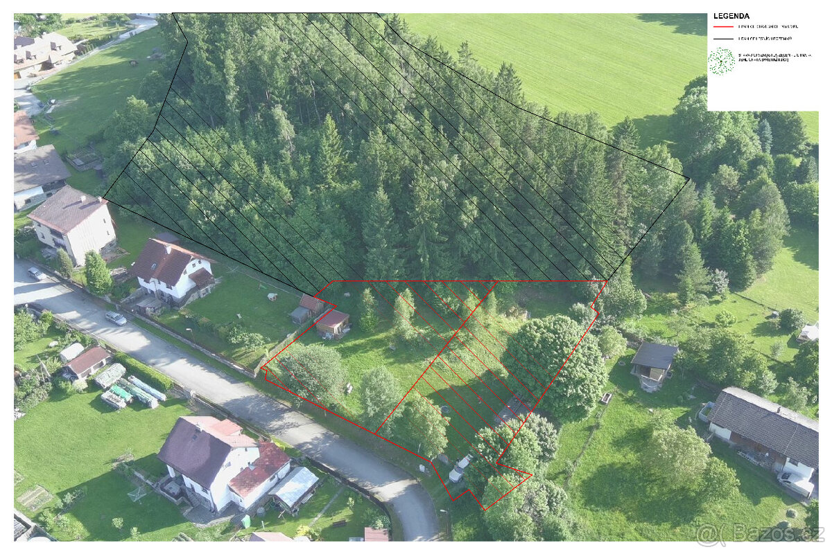 Prodej stavebního pozemku 2 422 m² - Šumava, Stachy