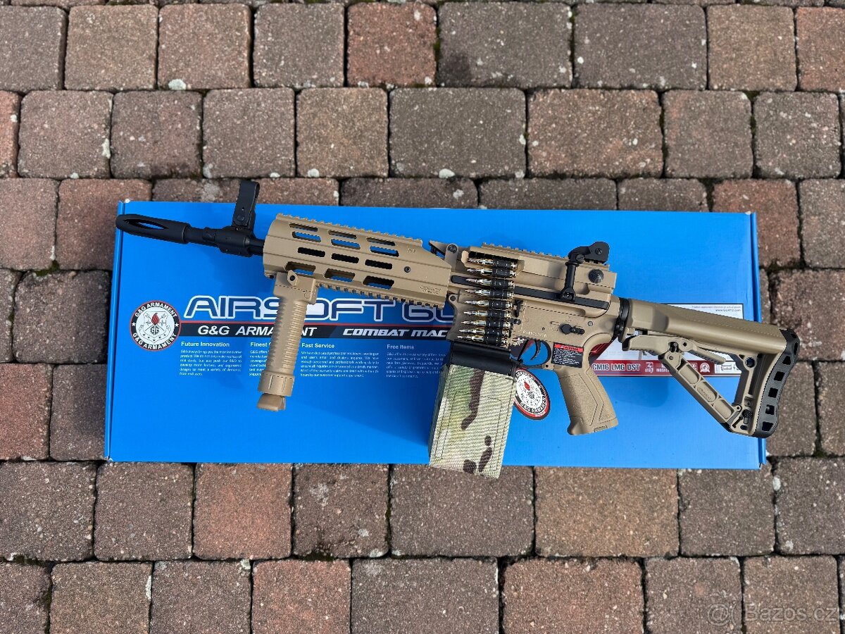 CM16 LMG G&G ETU airsoft NOVÁ