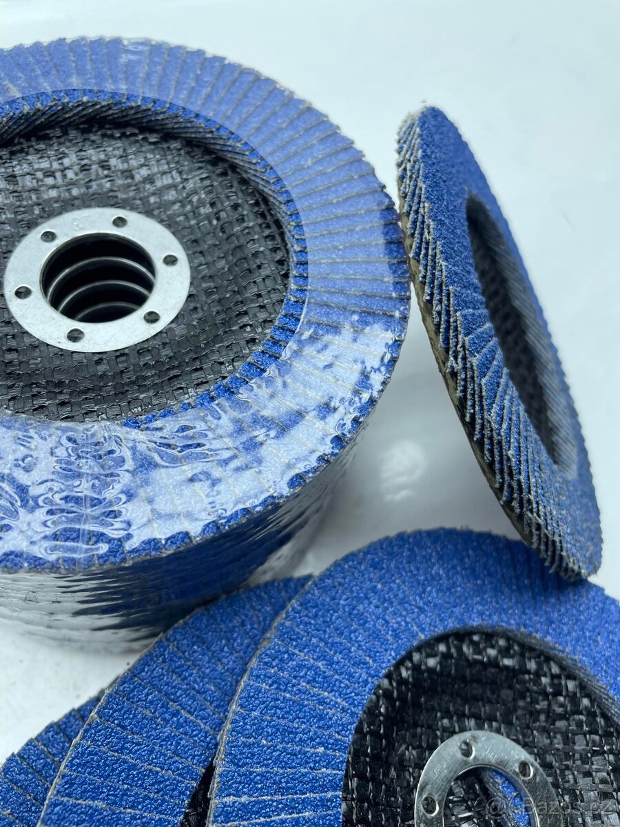 Lamelové kotouče vysoké na i nerez 125mm 40p-60p-80p