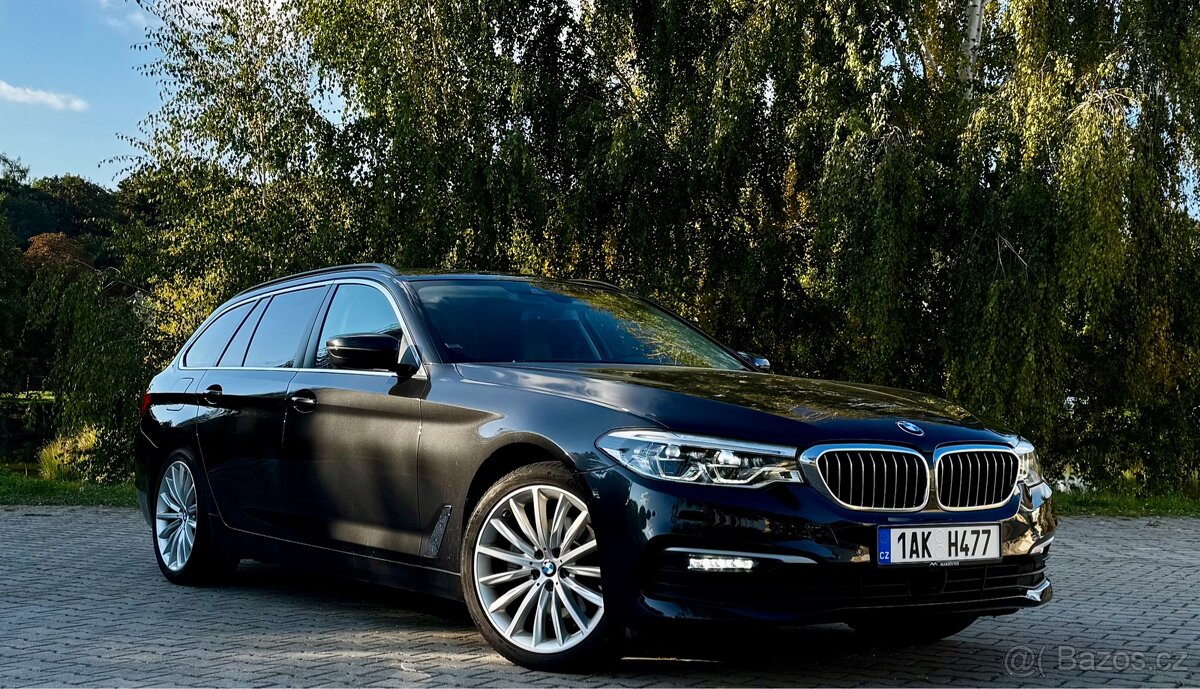 BMW 520d 2019 – full led,digitální kokpit, pravá kůže